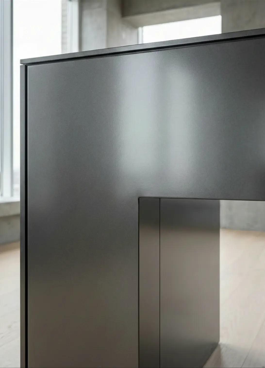 Metallic PU on Steel